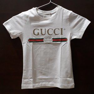 Gucci kids white tee